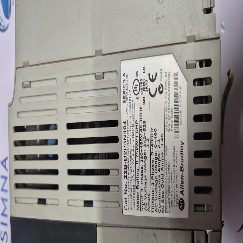 Allen Bradley 22B-D2P3N104 AERIES A PowerFlex 40 AC Drive thumbnail 7